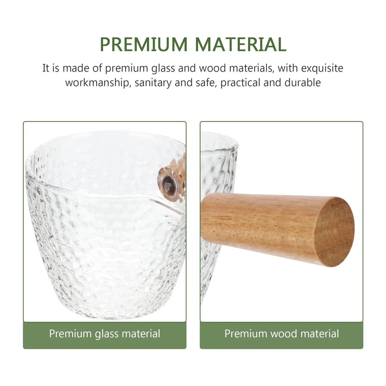 Premium Hammered Texture Latte Art Pitcher Glass Milk Boat for Coffee Bar Espresso Milk Frothing 100Ml Clear Creamer Pitcher
