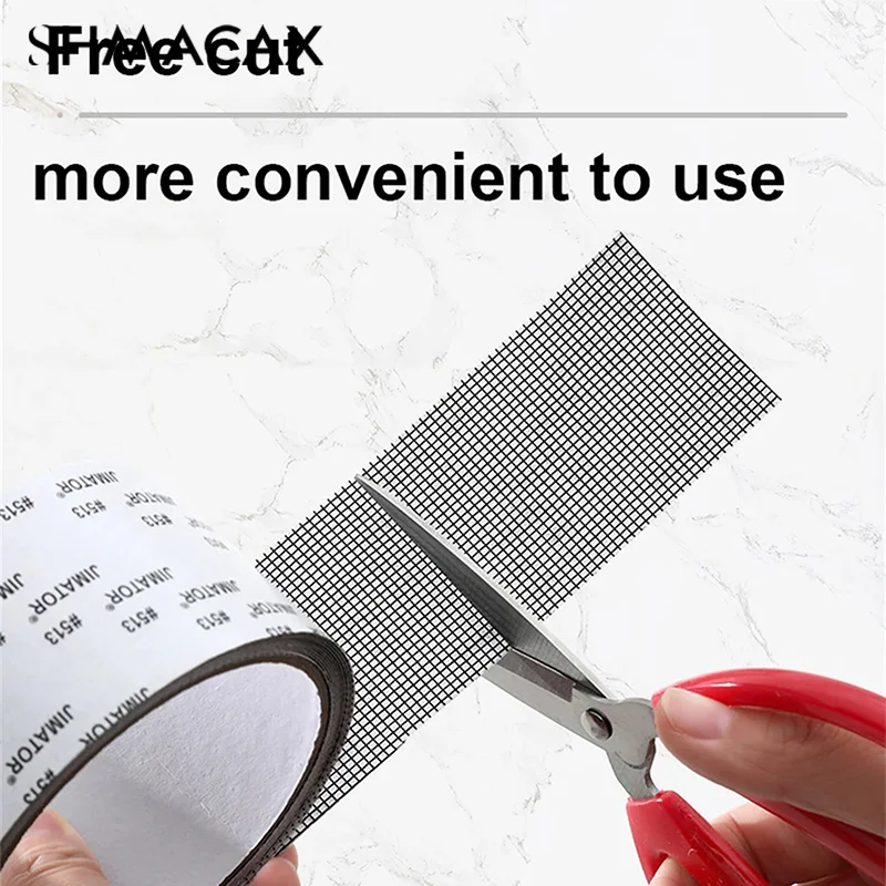 5/10cm Width Window Mosquito Net Repair Tape Self-Adhesive Window Screen Repair Patch Anti-Insect Fly Mesh Broken Holes Tape