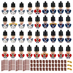 Napoleonic Wars Military Figures Royal Navy Infantry Soliders Model Mini Weapon Accessories Sets Childrens Toys Birthday Gifts