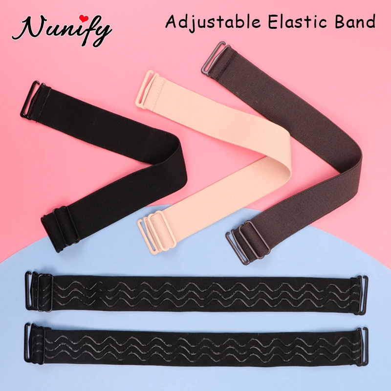 Adjustable Wig Band With Hook Detachable Hair Elastic Band For Making Wig Glueless 3Cm Wig Adjustable Strap Wig Accessories 5Pcs