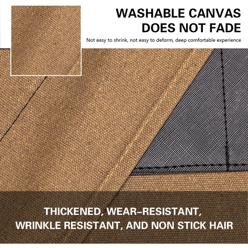 Imagen 2 del producto Tela de corte de pelo, delantal de peluquería de estilo Retro americano, capas de barbería antiestáticas, herramientas de estilismo de peluquero prácticas