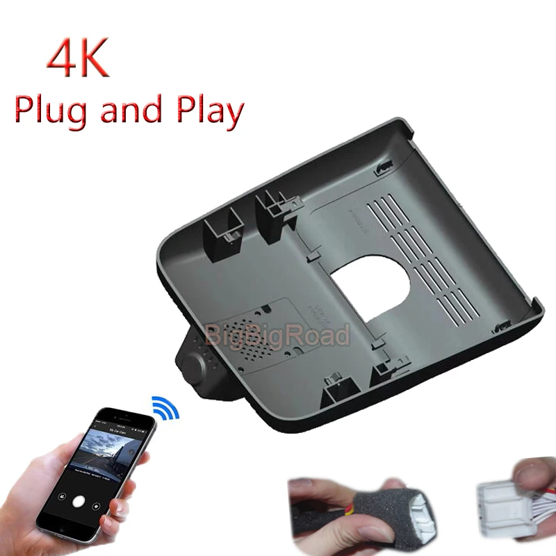4K Plug And Play For Toyota Alphard Crown Vellfire 2024 Lexus LM350H Car Video Recorder Wifi DVR Dash Cam Camera FHD 2160P