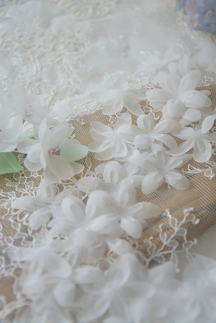 Pétales de fleurs en Organza pressés 3D, fleurs faites à la main, robe de mariée, accessoires de coiffure, accessoires de robe de mariage, 100 à 50 pièces