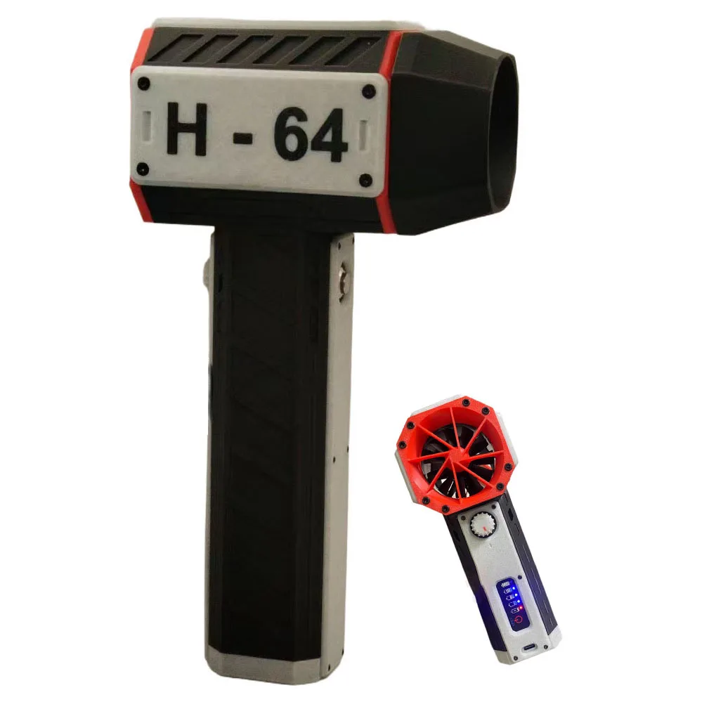 64Mm Ducted Violent Fan Handheld Electric Hair Dryer Blast Dust Removal Turbo Violent Turbo Fan H-64