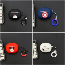 Custodia per auricolari MINISO Cartoon per Redmi Buds 4 Pro/4 auricolari Wireless in Silicone attivo custodia protettiva per scatola di ricarica con cordino