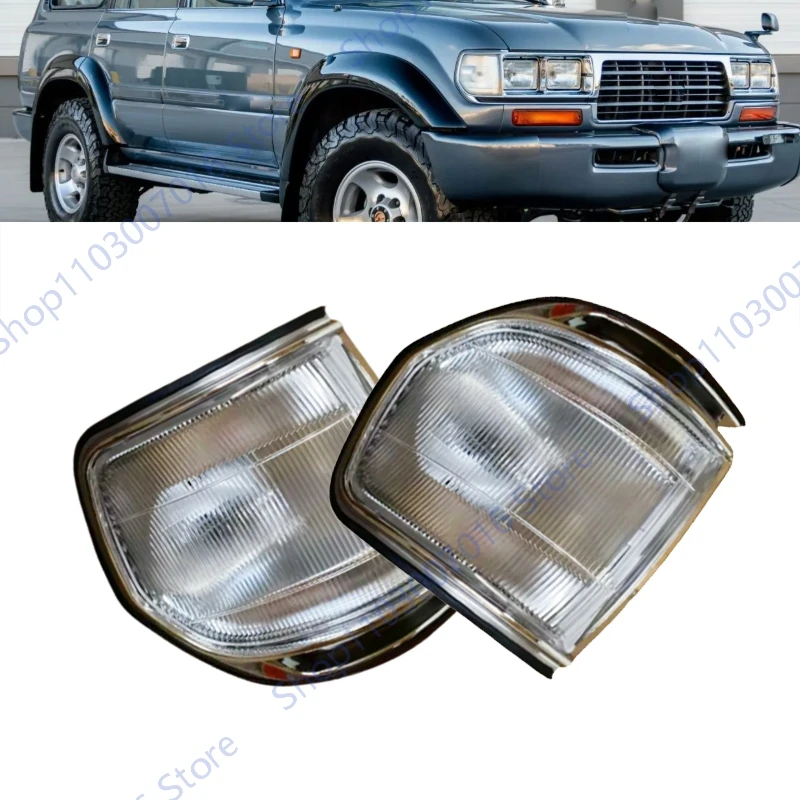 Для Toyota Land Cruiser 4500 80 LC80 FZJ80 1991 1992 1993 1994-1997 Противотуманный фонарь переднего бампера, угловой сигнальный фонарь без лампочки