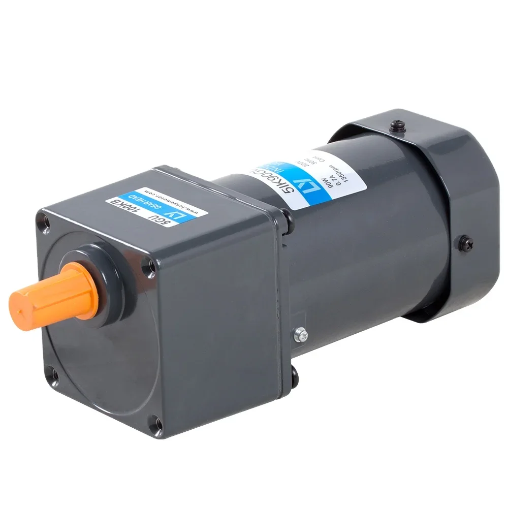 High Efficiency 100v/110v/120v//220v/230v 90w ac motor for electric car 90mm 50hz/60hz MICRO AC GEAR MOTOR