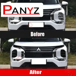 Headlamp Car Styling Sticker Headlamps TPU Smoke Black Headlights Protector Film for Mitsubishi Outlander 2022 2023