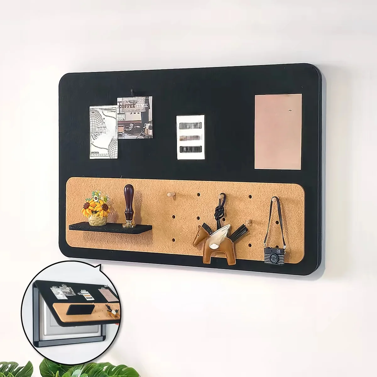 Felt Electric Meter Box Cover Self Adhesive Wall Decor Nordic Style Distribution Box Concealer No Drill Home Decoration