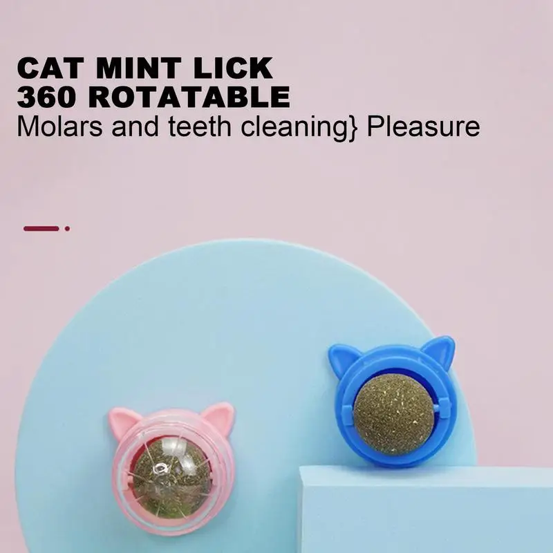 แมว Catnip ของเล่น Ball สัตว์เลี้ยง Stuff Healthy Cat Candy เลียขนมขบเคี้ยว Catnip Snack Nutrition Energy Ball แมวแมวของเล่นแมวอุปกรณ์