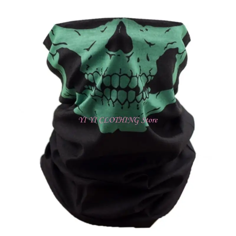N5KF Halloween Theme Neck Gaiter Face Covering For Outdoor Cycling Hiking And Running