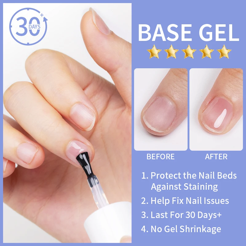 15 мл Ace Gel 9-в-1 Клей для ногтей Гель-лак для ногтей Прозрачная прозрачная функция УФ-гель Soak Off Гель-лак для дизайна ногтей Толщина Базовый гель