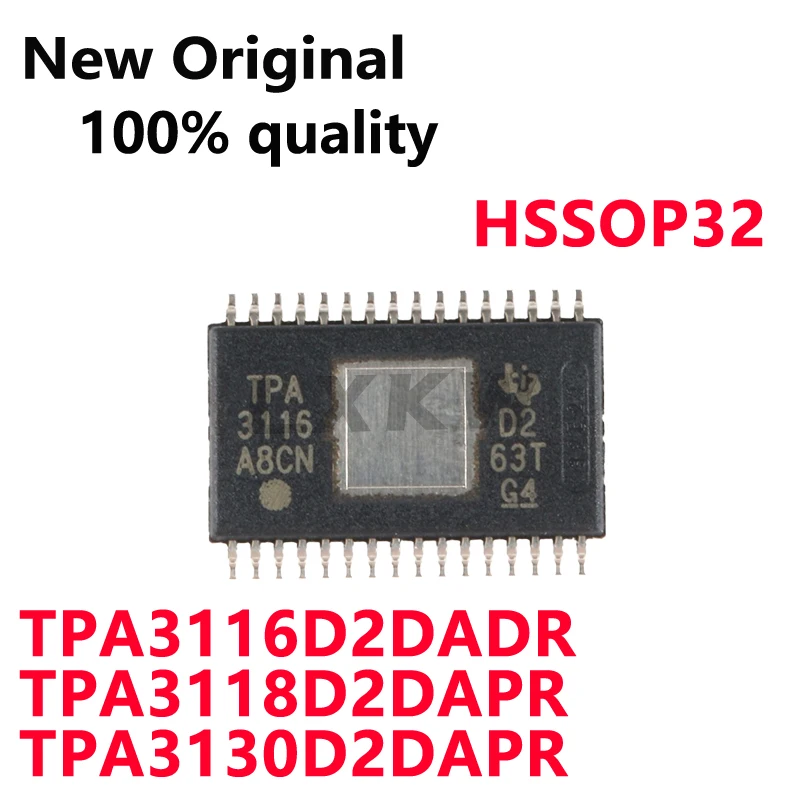 5·PCS TPA3116 TPA3116D2DADR TPA3118 TPA3118D2DAPR TPA3130 TPA3130D2DAPR HTSSOP32 Audio power amplifier chip In Stock