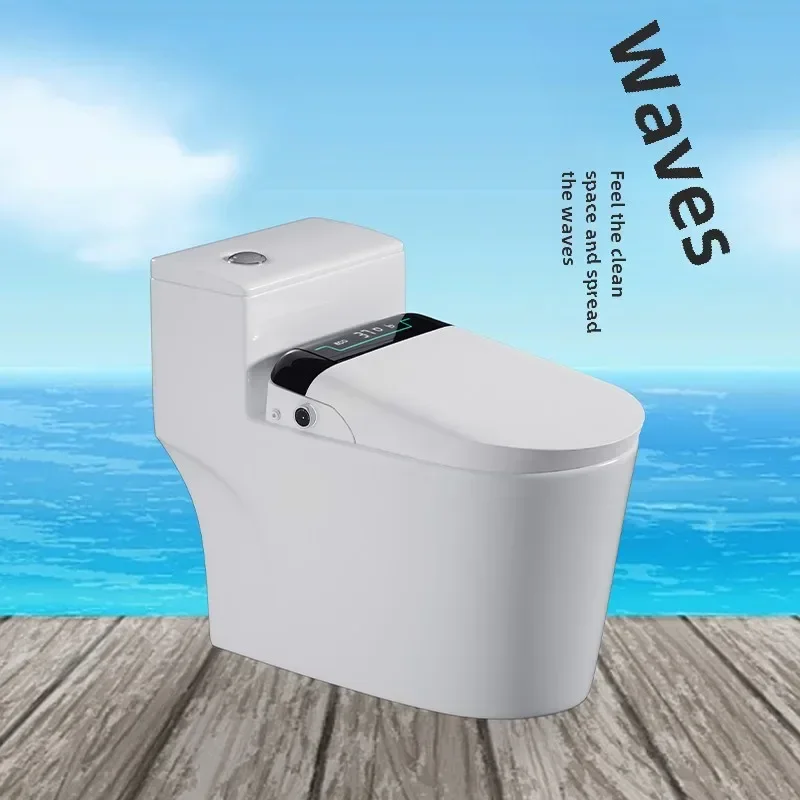 Smart toilet cover Fully automatic household small size electric heating flush instant flip