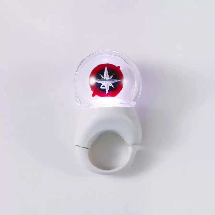 Mini Kpop Sk Lightstick Ring Concert Support Finger Ring Light Stick Color Changing Mini Glow Ring dla fanów