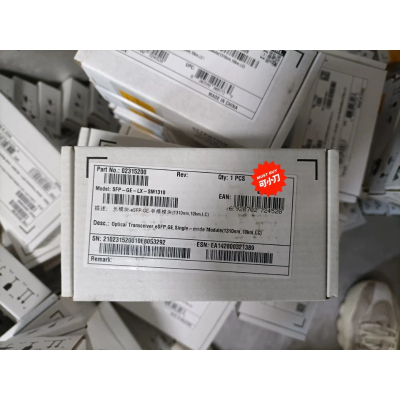 for  02315200 Used Original SFP-GE-LX-SM1310 1.25G 1000BASE-LX 1310nm Duplex LC SMF 10km DDM Transceiver Tested