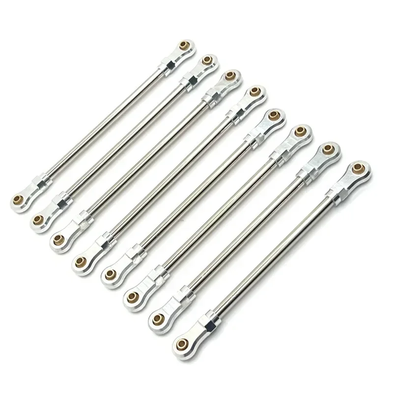 

YIKONG YK4106 8pcs Metal Pull Rod Link Rod Linkage 1/10 RC Crawler Car Upgrade Parts Accessories