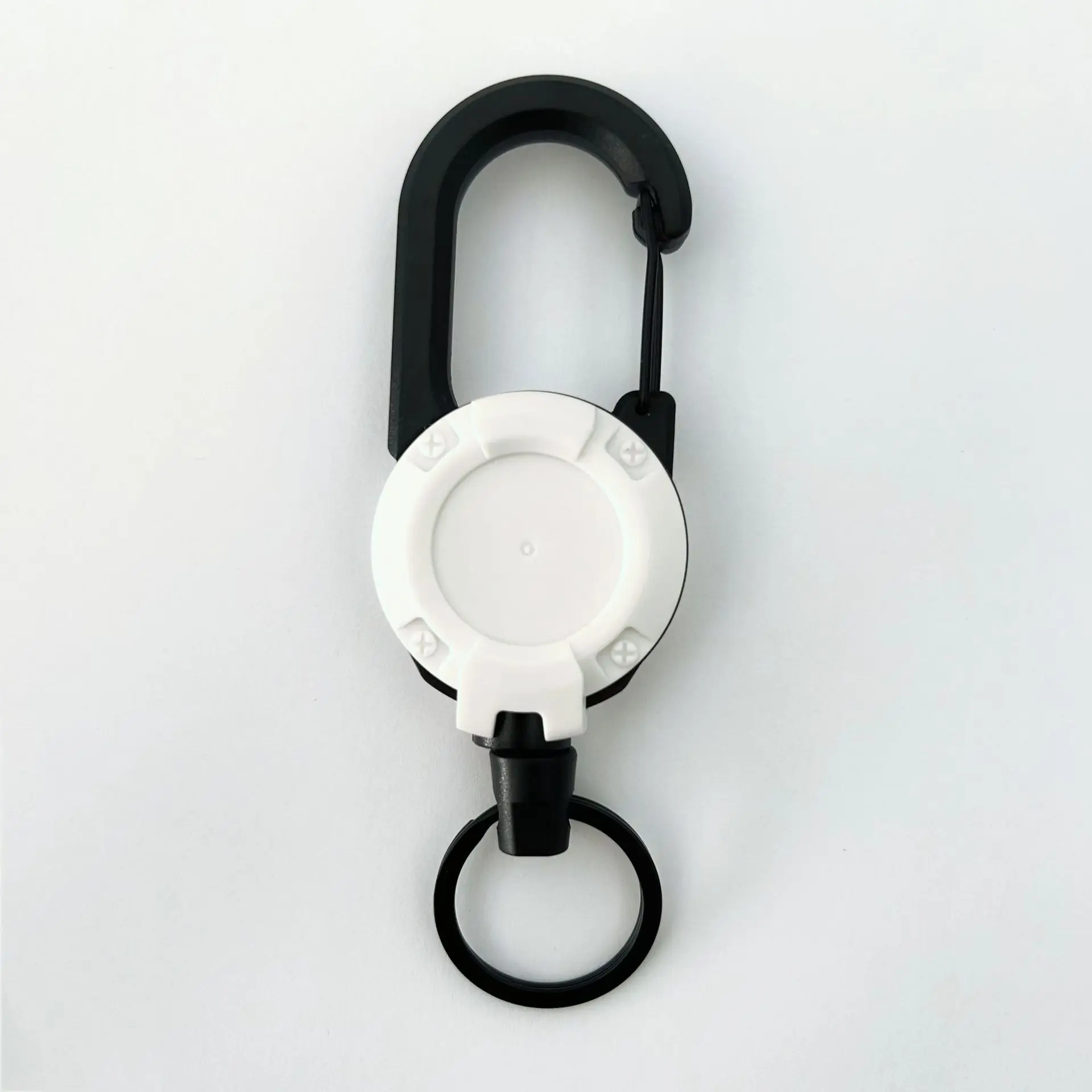 1/3Pcs Automatic Retractable Wire Rope Antitheft Easy-to-pull Buckle Rope Elastic Keychain Sporty Retractable Key Ring Anti Lost