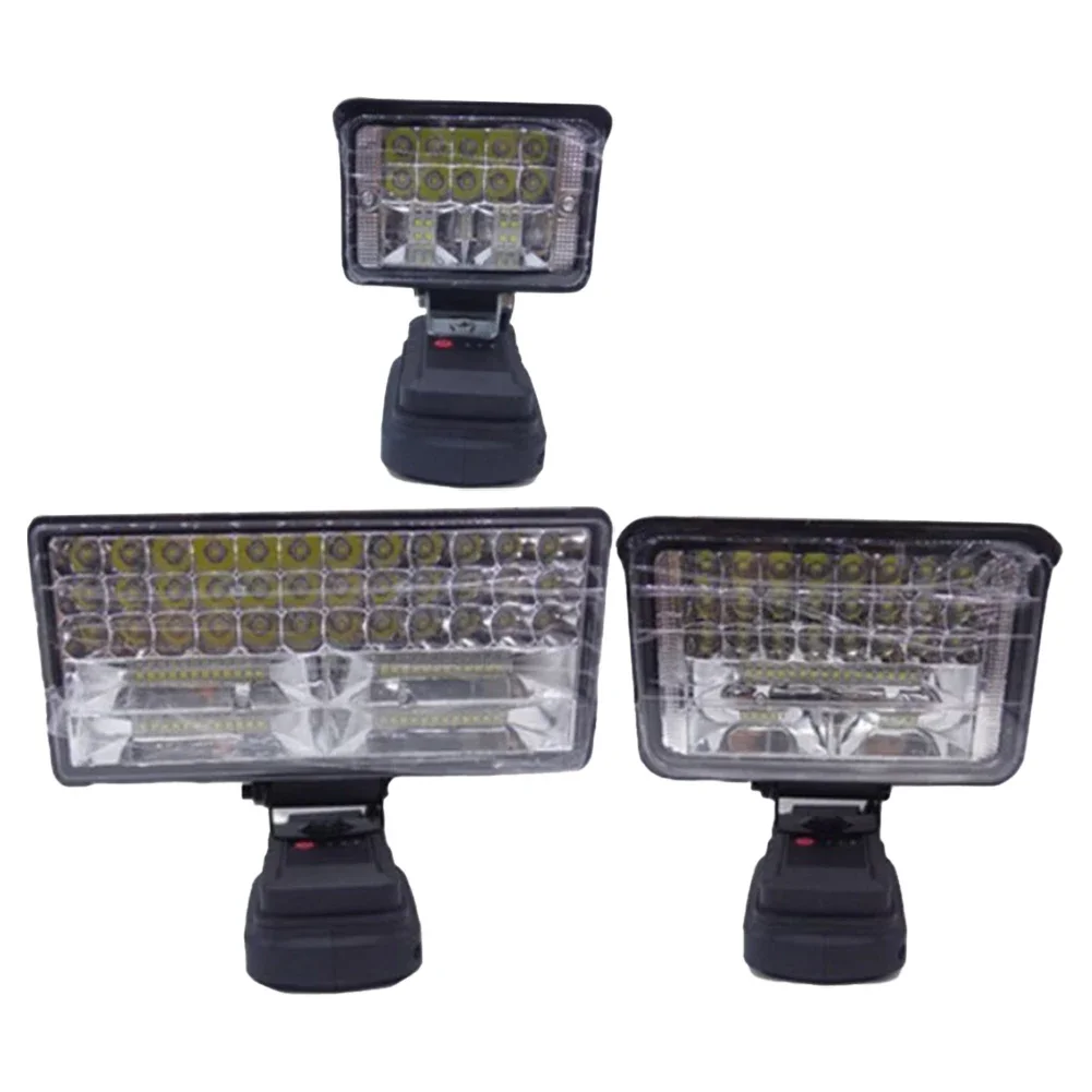 Sleek Design Cordless Work Light Supporting For bosch 18V Compatibility Effective Lighting Solution Anywhere Needed