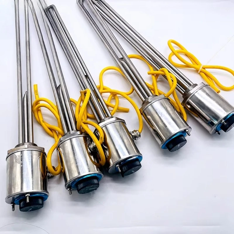 220V 380V 3kw 6kw 9kw 12kw stainless steel oil electric immersion tubular heater