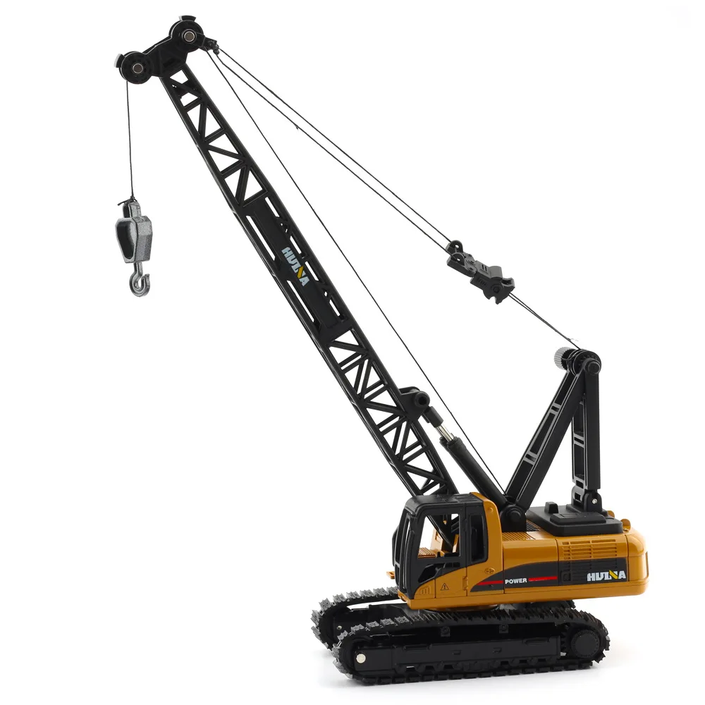 Alloy Tower Crane Truck Model Brinquedos para crianças, Veículo de engenharia, Carro de construção, Presentes de aniversário para meninos, Simulação