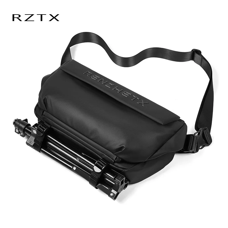 Chest Bag Crossbody Bag Men's Waist Bag Fashion Small Shoulder Bag Large Capacity Waterproof Messenger Bag Folding Travel Bag view 4