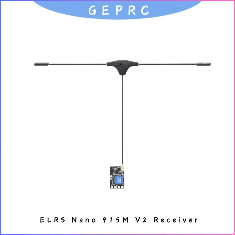 

GEPRC ELRS Nano 915M V2 Receiver ExpressLRS NANO Open-Source 915MHz/868MHz LongRange Suiable for DIY RC FPV Quadcopter Drone