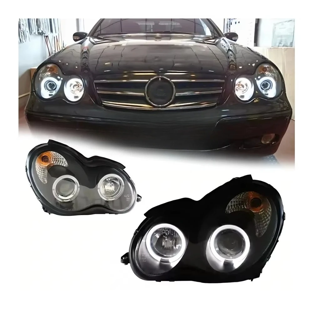 

W203 X203 2000-2007 Class C DRL Light Emitting Diode Upgrade Headlamp Steering Signal Headlamp Refit Assembly Signal Auto Parts