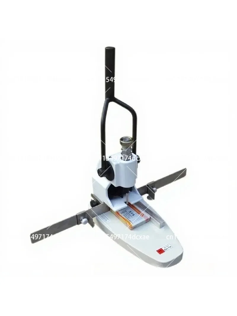 Industrial Grade Single Hole Punch Tool T30, Manual Paper Puncher for Thick Metal Sheets, Workshop Press