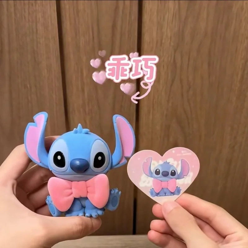 Kawaii غرزة صندوق أعمى أنيمي طالب الاتجاه سطح المكتب زخرفة الدافئة الوردي سلسلة ألعاب أطفال المرآب عدة هدية عيد ميلاد جديد