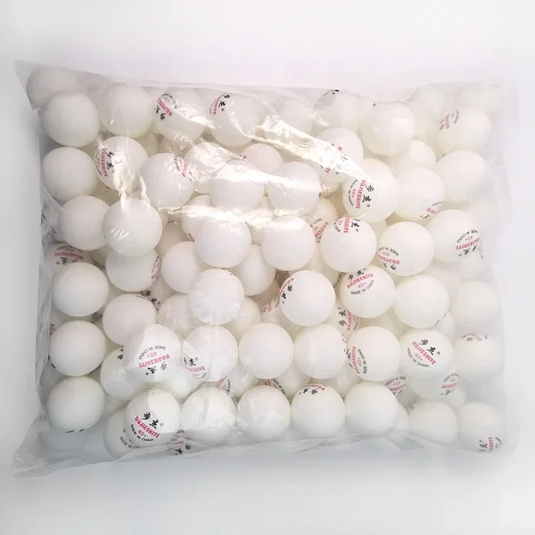 Sports Training Table Tennis Balls 40+ ABS White / Yellow Portable Ping Pong Ball Bulk Packs for Indoor Outdoor Table Tennis