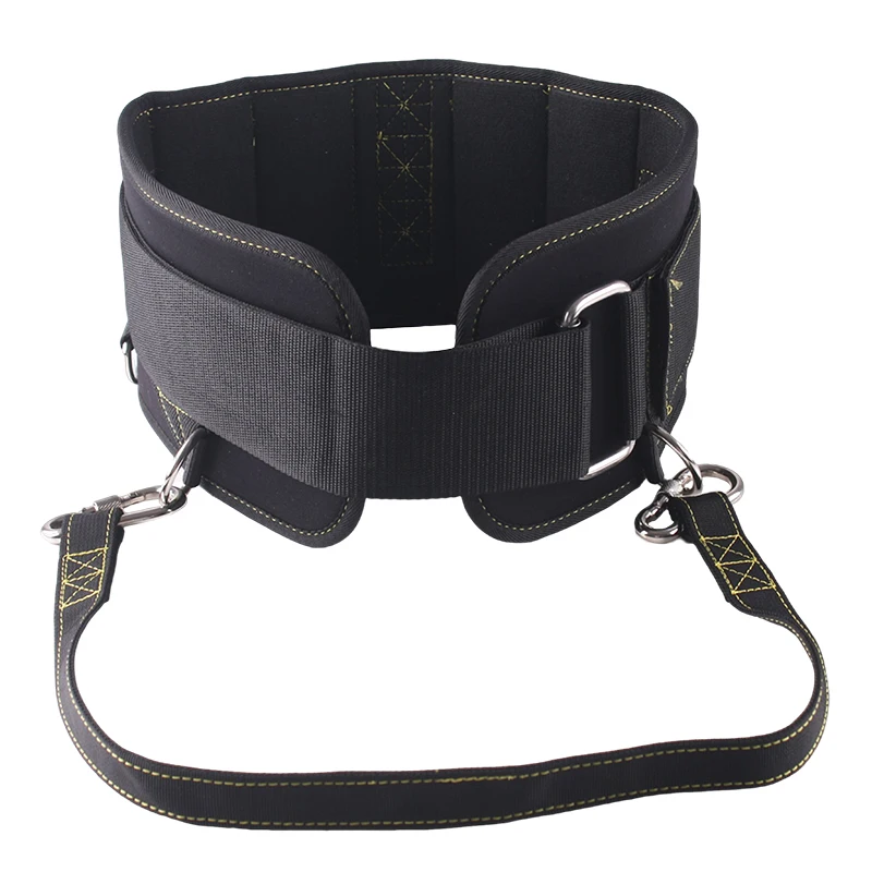 Auto Locking Dip Belt For Weightlifting Multifunction Belt For Pull Up Squat Neoprene Support Waistline 80-110cm Set