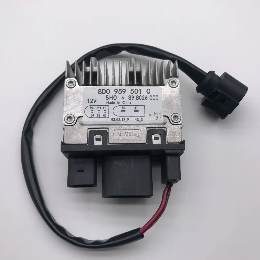 

Cooling Fan Control Unit Module 8D0 959 501C 8D0 959 501A for Audi A4 A6 S4 for VW Passat 98-05 B5 1.8L 2.8L