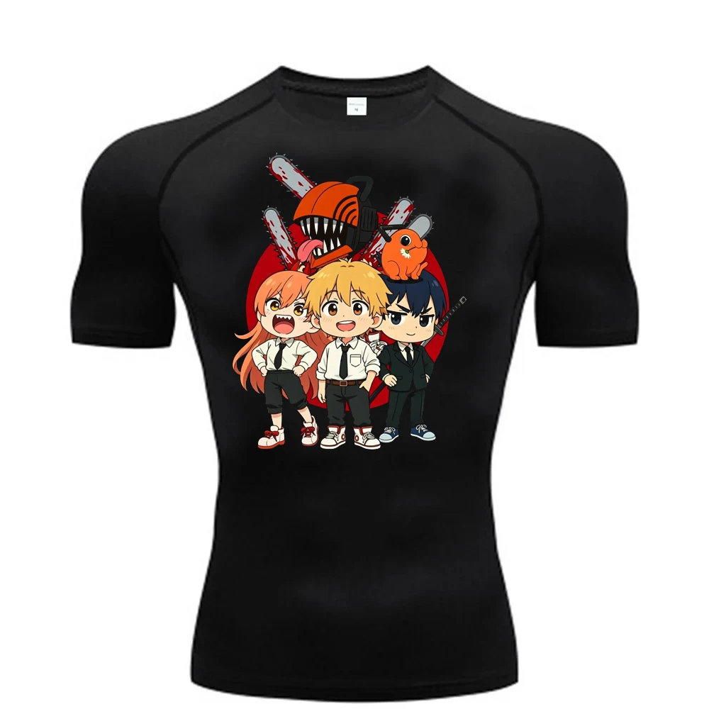 Chainsaw Man t-shirt Tracksuit Quick-Dry y2k 2000s goth kawaii funny 80s y2k dollette cheap cute