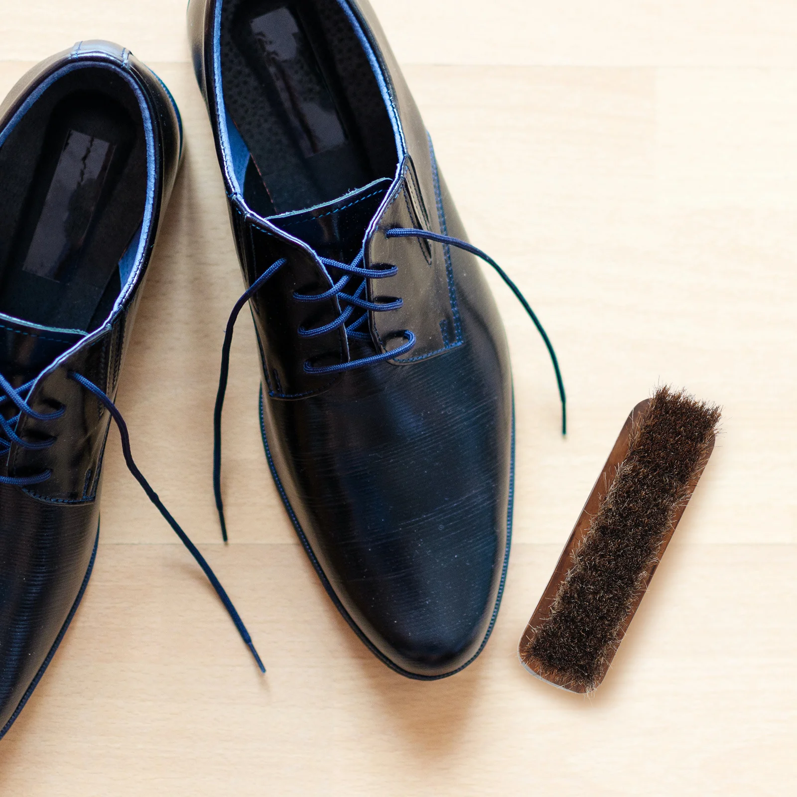 

2Pcs Wood Shoe Brushes Premium Safe Material Durable Long Term Use Professional Cleaning Tools Easy Handle Design Ergonomic