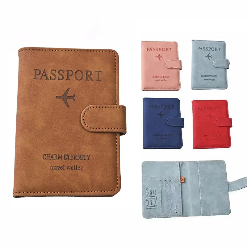 

Обложка для паспорта унисекс для женщин и мужчин, чехол для кредитных карт для паспорта, чехол из искусственной кожи, кошелек для визитных карточек, кошелек для паспорта, дорожный кошелек