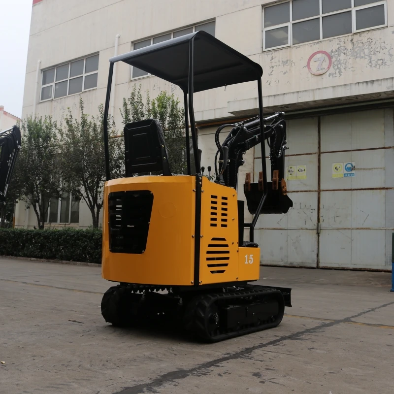 Chinese factory produces new small 1ton excavators that can be in engineering construction and orchard construction