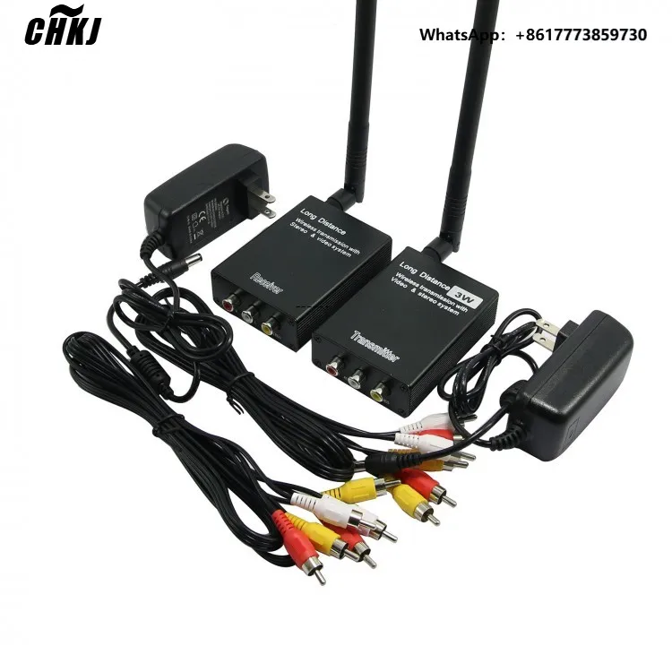 

CHKJ 3W Wireless Video Transmitter Receiver Wireless Long Distance TX RX