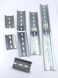 10/20/30/40/60cm C45 Iron Cut Din Rail Electrical Guide Rail 35mm Terminal Block For Circuit Breaker Electric Iron Clamp Rail