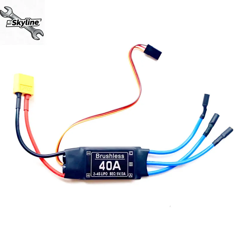 Multi-spec Brushless Speed Controller Parts For Fixed-wing Aircraft And Multi-axis Model Drone Power Speed Regulation Assembly