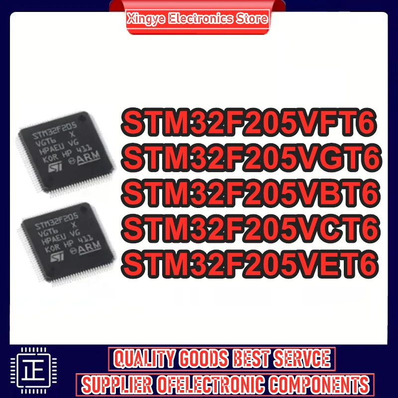

Микроконтроллеры STM32F205VBT6, STM32F205VCT6, STM32F205VET6, STM32F205VFT6, STM32F205VGT6, STM32F205V, STM32F205, STM32F, STM32, IC MCU Chip LQFP