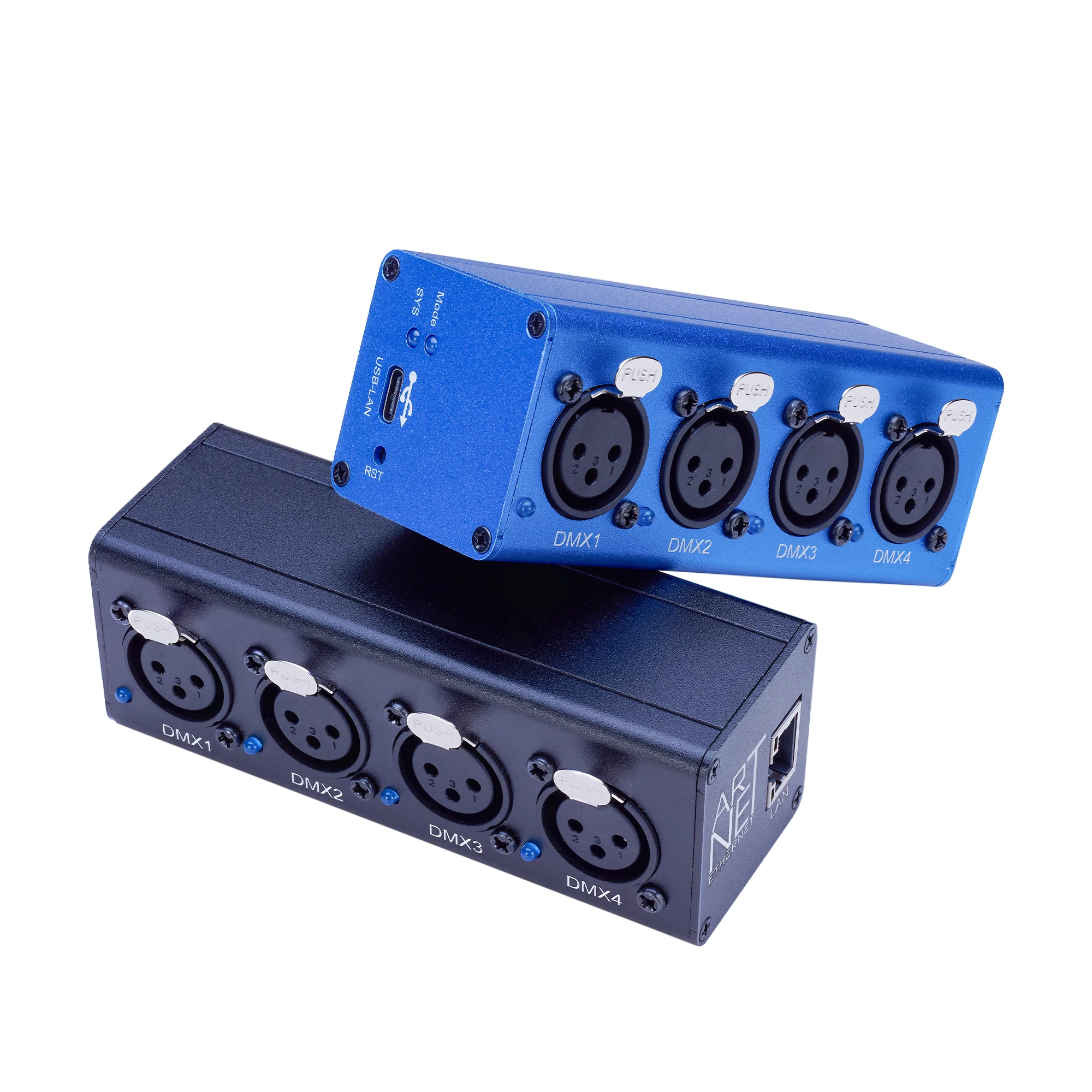7-Mini 4 Universe 1024CH ArtNet DMX512 Ethernet Controller Support MA2 Titan Freestyle Disco Lighting Console