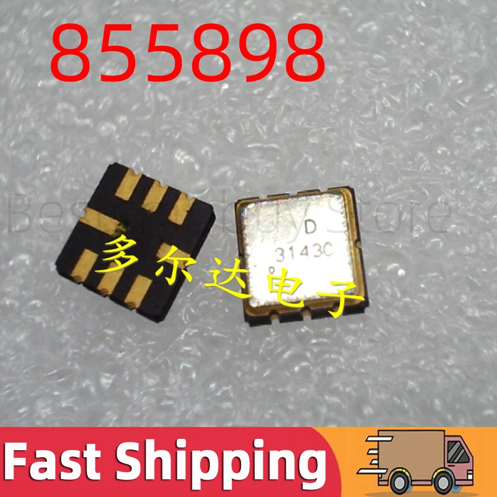 

2pcs 855898 Center Frequency 374MHz SAW Filter Low loss Bandpass Filter Bandwidth 17MHz