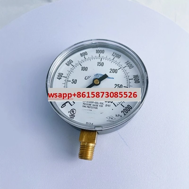 

Water pressure gauge 300PSI wet valve special accessory FM/UL certified pressure gauge