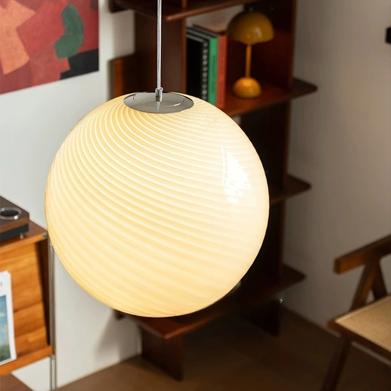 Cream Glass Lollipo…