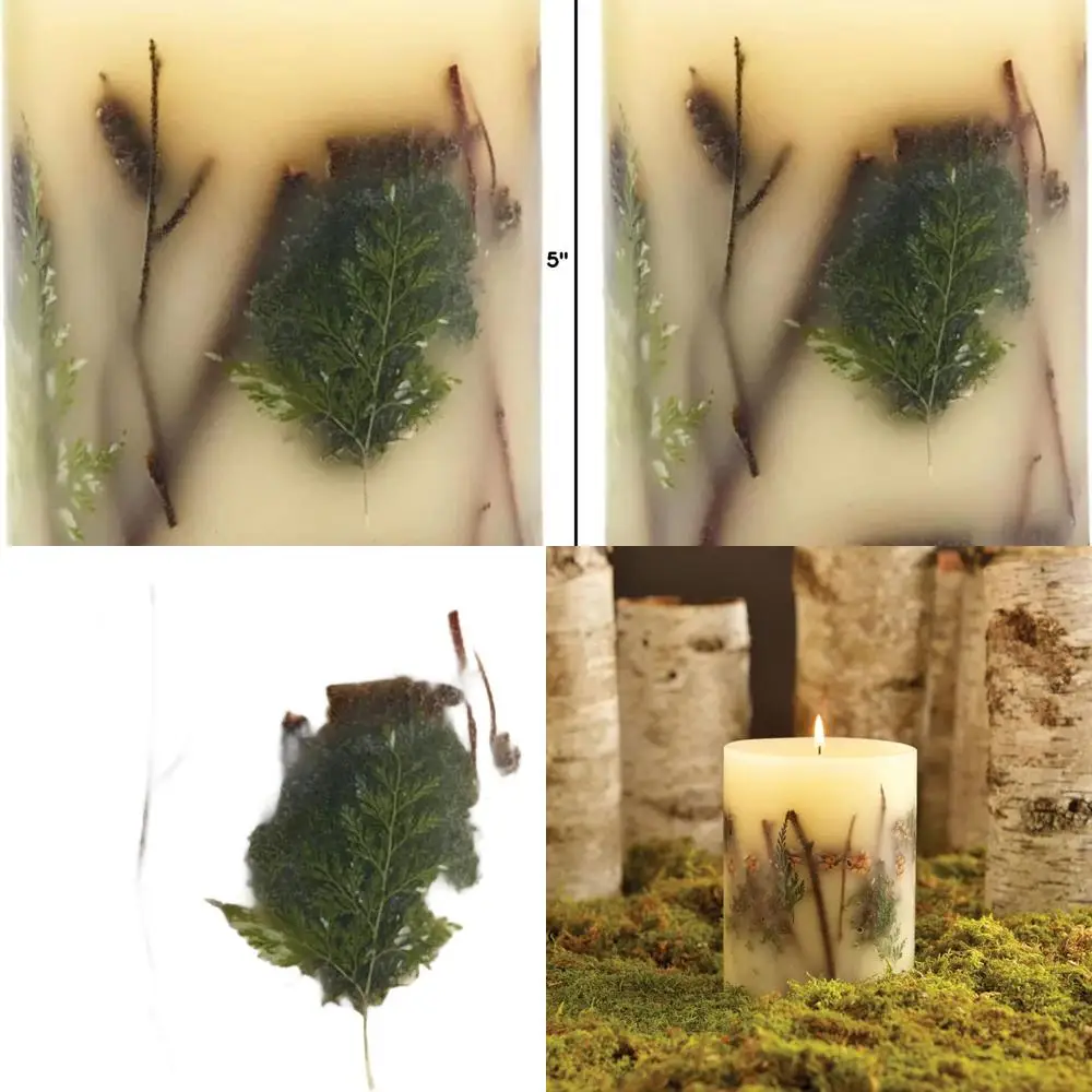 

120-часовая ароматерапевтическая свеча Clary Sage и кремового сандалового дерева, роскошный ароматический декор из дерева, высота 5,5