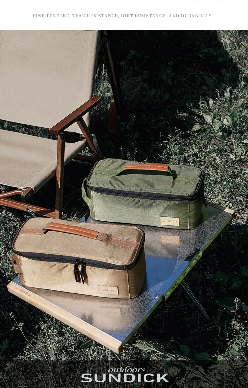 SUNDICK Aufbewahrungstasche für Geschirr, Aufbewahrungstasche für Gaskocher, Tasche für verschiedene Gegenstände, tragbare Sortiertasche – Detail 14