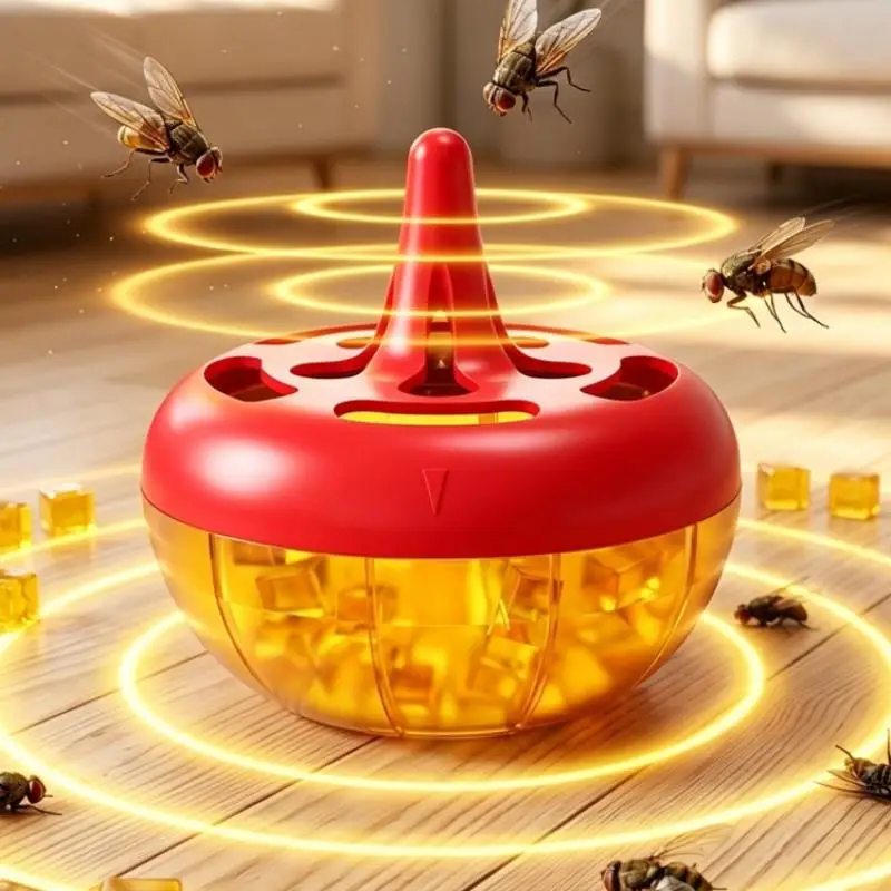 Non-Toxic Insect Trap To Attract And Trap Fruit Flies Suitable For Kitchen Counters Fly Killing Bait Powerful Fruit Fly Trap