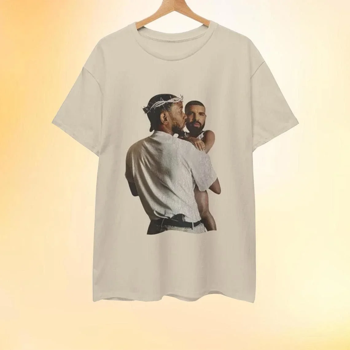 Kendrick Lamar T Shirt Holding Baby Drake Diss Not Like Us Rap Sh