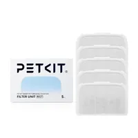 PETKIT Filter Unit Rect for EVERSWEET MAX Cordless Water Fountain, Replacement for 105 fl oz/3L Automatic Cat Fountain, 5 pack